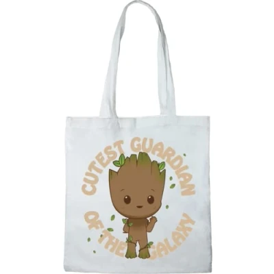 Image of Marvel BWGUGAMBB002 Tote Bag Groot, White, 38 x 40 cm
