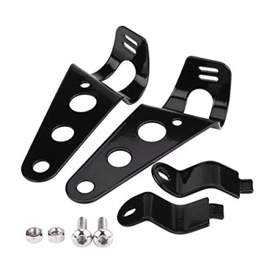 Image of 29mm 33mm motorbike Motorcycle Fork streetfighter Headlight clamp Mount mounts bracket Brackets 30mm 35mm, 2pcs Racer 28mm 34mm (Black)