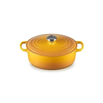 Image of Le Creuset Signature Nectar Cast Iron 27cm Oval Casserole