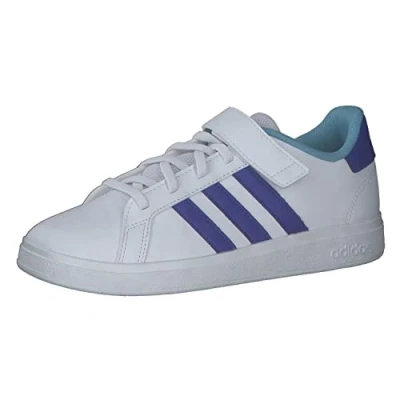 Image of adidas Sportswear Childrens Unisex Grand Court 2.0 Shoes Kids Off White Size UK 11.5