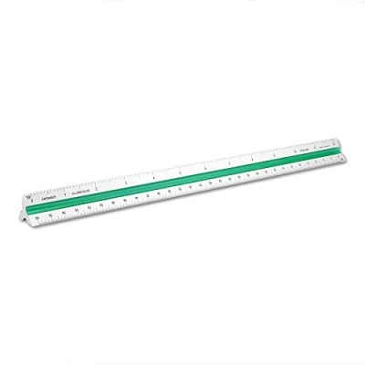 Image of Alumicolor Ruler, Measuring Tool, Silver, 30cm