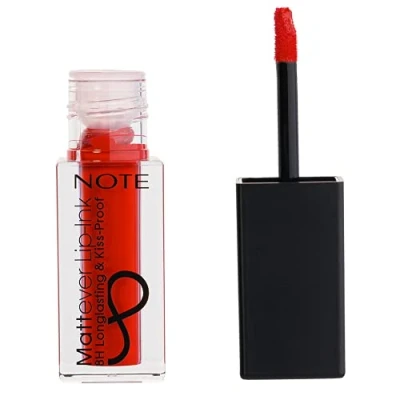 Image of NOTE COSMETICS Mattever Lip Ink Long Lasting Kiss proof Matte Plumping and Highly Pigmented Lipstick (Dating Red)