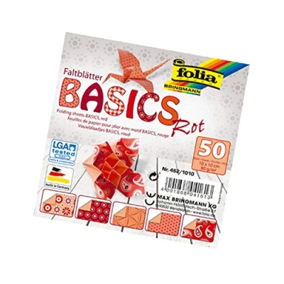 Image of Folia Basics folding sheets, 80 g/qm, 50 sheets assorted in 5 designs