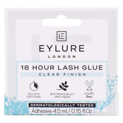 Image of Eylure 6003013 18 Hour Lash Glue,Latex Free, CLEAR, 4.5 ml (Pack of 1)