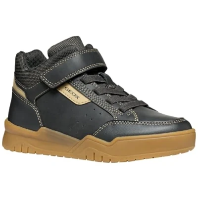 Image of Geox J Perth BOY B Sneaker Black Beige