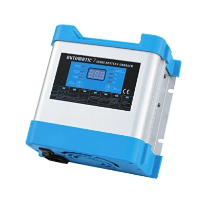 Image of 10A 12V Intelligent automatic multi stage mains battery charger for safe unattended charging of one or several batteries from 230V AC