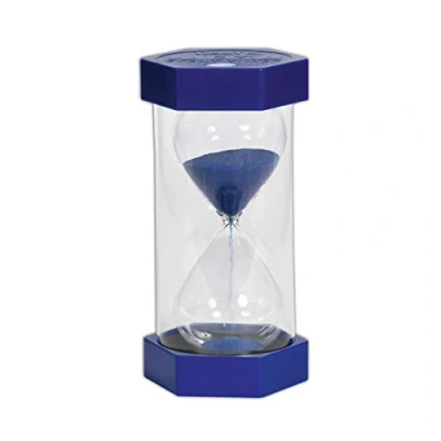 Image of TickiT 92046 Mega Sand Timer, 150 mm Diameter, Blue 5 Mins, 9511
