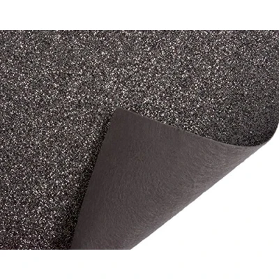 Image of Trimits Glitter Craft Fabric Felt Sheets, Pewter, 30 x 23cm (10 Pieces)