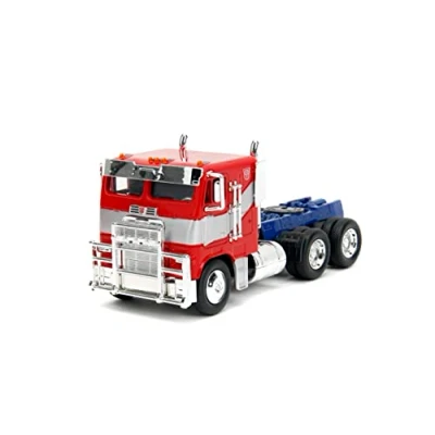 Image of Transformers Rise of The Beast 1:32 Optimus Prime w/Robot On Chassis Die Cast Car, Toys for Kids and Adults