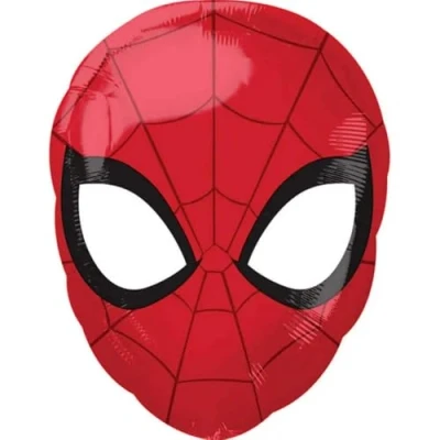 Image of Amscan Anagram 3466901 Animated Spider Man Junior Shape Foil Balloon 17&quot;