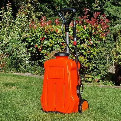Image of 16L Electric Knapsack Sprayer &amp; Detachable Caddy Mount, Battery Powered with High Pressure Pump, Regulator, Lance Interchangable Nozzles