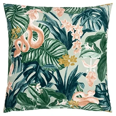 Image of furn. Medinilla Outdoor Polyester Filled Cushion, Polyester, Sage