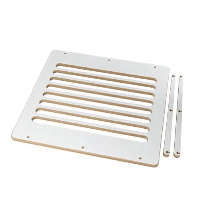 Image of MDF Drainer Groove Worktop Jig Precision Cutting DIY Kitchen Perfect for All Materials Centering Pegs Included