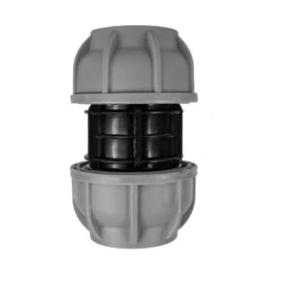 Image of MDPE Compression Connector Fittings 20mm LDPE Water Pipe Elbow Valve Straight (Straight Joiner 20mm)
