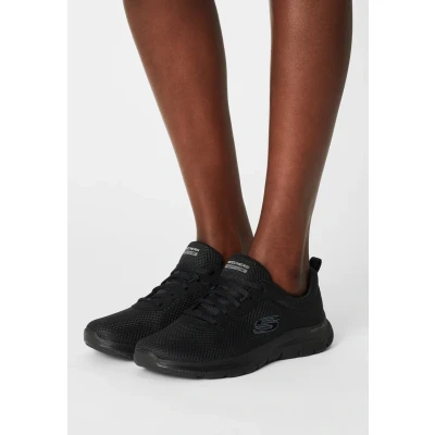 Image of Skechers Women&#039;s Flex Appeal 4.0 Sneaker, Black, 2 UK