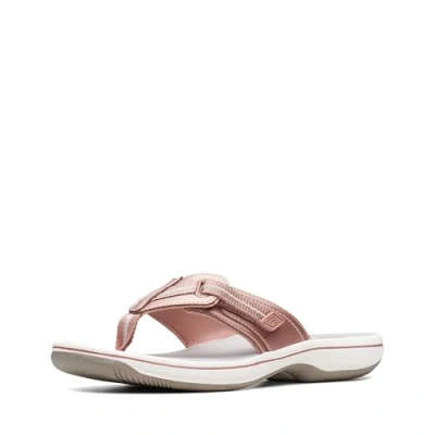Image of Clarks Women&#039;s 26142610 Flip Flop, Rose Gold, 5.5 UK