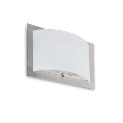 Image of Diula 2 Light Indoor Glass Wall Matt Nickel, E27
