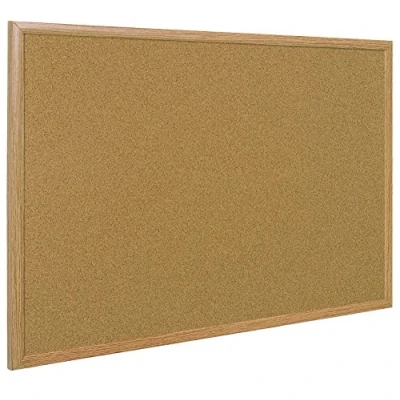 Image of Bi Office Cork Board, Oak Frame, 90 x 60 cm