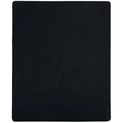 Image of vidaXL Jersey Fitted Sheets 2 pcs Black 160x200 cm Cotton