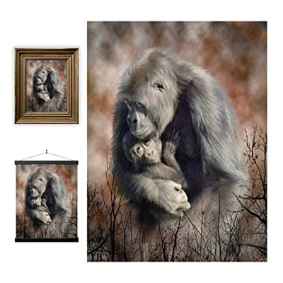 Image of 3D LiveLife Lenticular wall Art Prints A Love So Grand from Deluxebase. Unframed Gorilla Poster. perfect filler. Original artwork licensed renowned artist, Carol Cavalaris