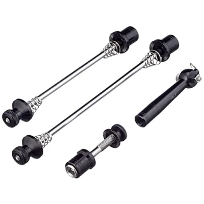 Image of TRANZX Unbekannt Quick Release Set 3 Pieces with 5 Point Lock Theft Silver