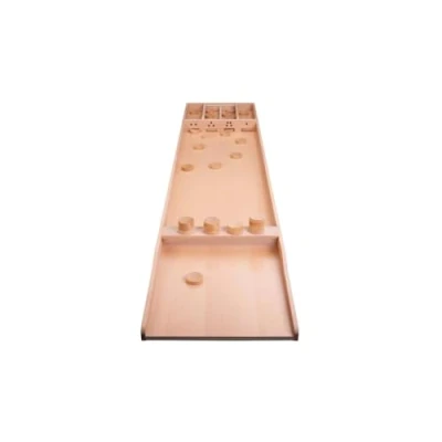 Image of Longfield 340667 Luxury Shuffleboard Premium in Wood Official Size Length: 2 m Light Finish Colors beechwood base and elements 30 discs included