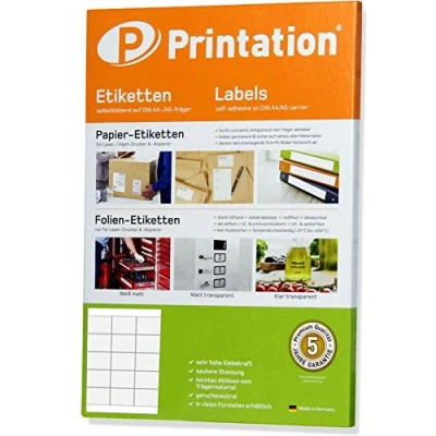 Image of Labels 70 x 50.8 mm Self Adhesive White 10 A4 Sheets 3 5 Floppy 3669 4278