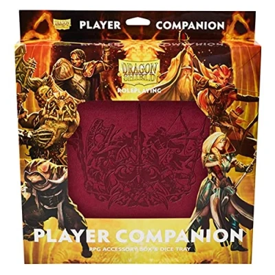 Image of Dragon Shield Arcane Tinmen RPG Player Companion: Blood Red Durable and Sturdy Dice Tray &amp; Storage Box Tabletop TTRPG Dungeons Dragons DND D&amp;D (AT 50014), Mixed