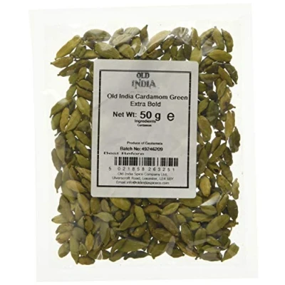 Image of Old India Cardamom Green Extra Bold 50g