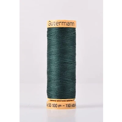 Image of Gutermann Natural Cotton 100m Quilting Sewing Machine Thread Green 8113