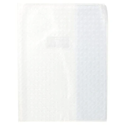 Image of Clairefontaine Ref 72020C Calligraphe PVC Exercise Book Protector Cover 170 x 220mm in Size, Label Holder for Easy Identification, Diamond Effect Transparent Colour