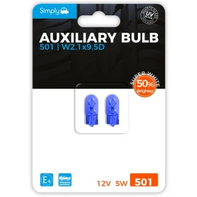 Image of 43x Simply 501 Super White Twin Pack SWH501BL