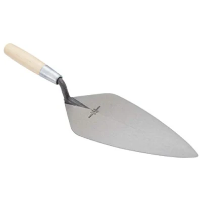 Image of Marshalltown The Premier Line 33 10.5 10 1/2 Inch Brick Trowel London Pattern with Wood Handle by