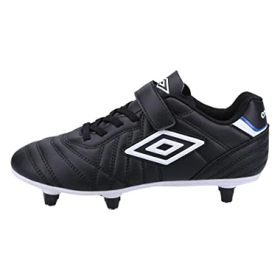 Image of Umbro Childrens Unisex Speciali Liga Soft Ground Football Boot Junior Black Size UK 11 Kids