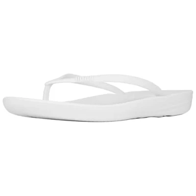 Image of Fitflop IQushion Ergonomic Flip Flops Female Urban White UK Size 4