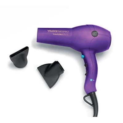 Image of Diva Pro Styling Veloce 3800 Dryer, Purple 2200W Professional Hairdryer with Ionic Conditioning, EDT107