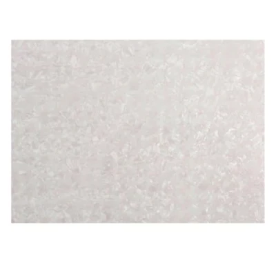 Image of Musiclily 20x25cm Acoustic Guitar Self Adhesive Pickguard Blank Material Scratch Plate Sheet, White Pearl