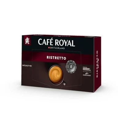 Image of Café Royal Ristretto 50 Coffee Pods for professional Nespresso Machine 9/10 Intensity UTZ Certified