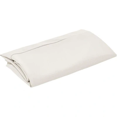 Image of vidaXL Replacement Fabric for Cantilever Umbrella UV Protective, Anti Fade Polyester, Sand White, Easy to Clean, Foldable