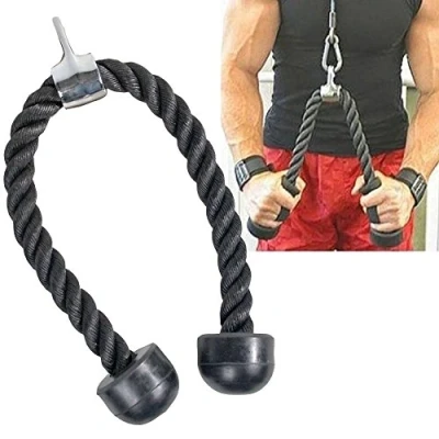 Image of KOMODO Tricep Rope Bicep Pull Down Cable Attachment