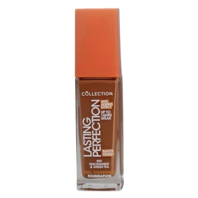 Image of Collection Cosmetics Lasting Perfection Matte Foundation, Full Coverage, Anti Ageing Effect, 16W Cocoa Warm 27ml