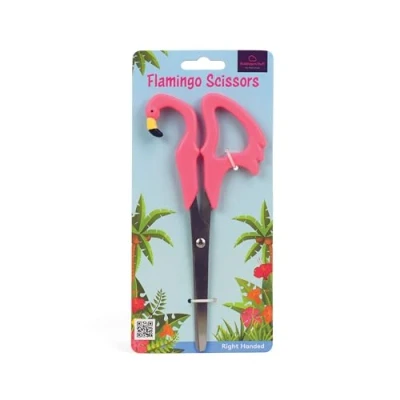 Image of Bubblegum Stuff Pink Flamingo Scissors Aesthetic Stuff, Cute Stationery, Craft Scissors, Sharp Stainless Steel