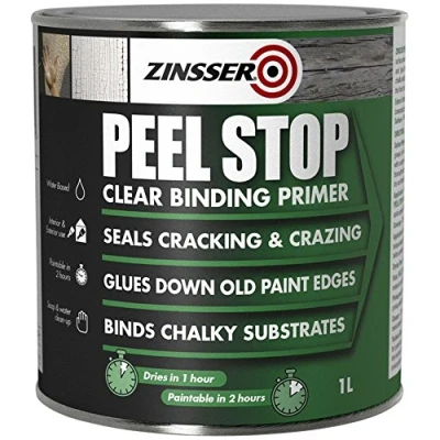 Image of Zinsser Peel Stop Clear Binding Primer 1 Litre ZINPSP1L