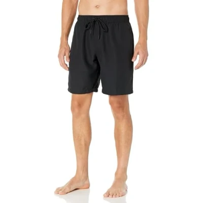 Image of Amazon Essentials Men&#039;s 9&quot; Quick Dry Swimming Trunks, Black, L