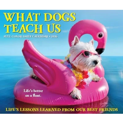 Image of What Dogs Teach Us Desk Calendar 2026
