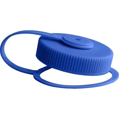 Image of Nalgene 0.5L Wide Mouth (53mm) Loop Top Cap Blue
