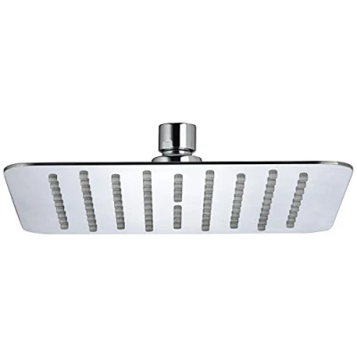 Image of Bristan FH SLSQ01 C 200 mm Slimline Square Fixed Head Chrome Plated, Rose
