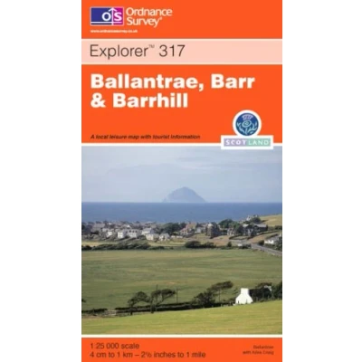 Image of Explorer Active 317 Ballantrae, Barr &amp; Barrhill Map With Digital Version