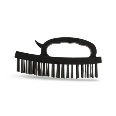 Image of G4GADGET Heavy Duty Wire Brush with Grip Handle Rows Carbon Steel for Cleaning Rust and Dirt Ergonomic