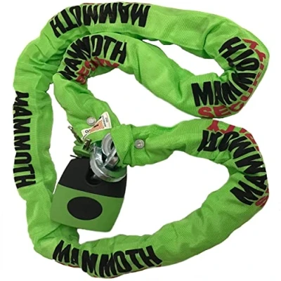 Image of Mammoth Sold Secure Approved Device Chain Lock 1.2m Motorcycle, Scooter Security